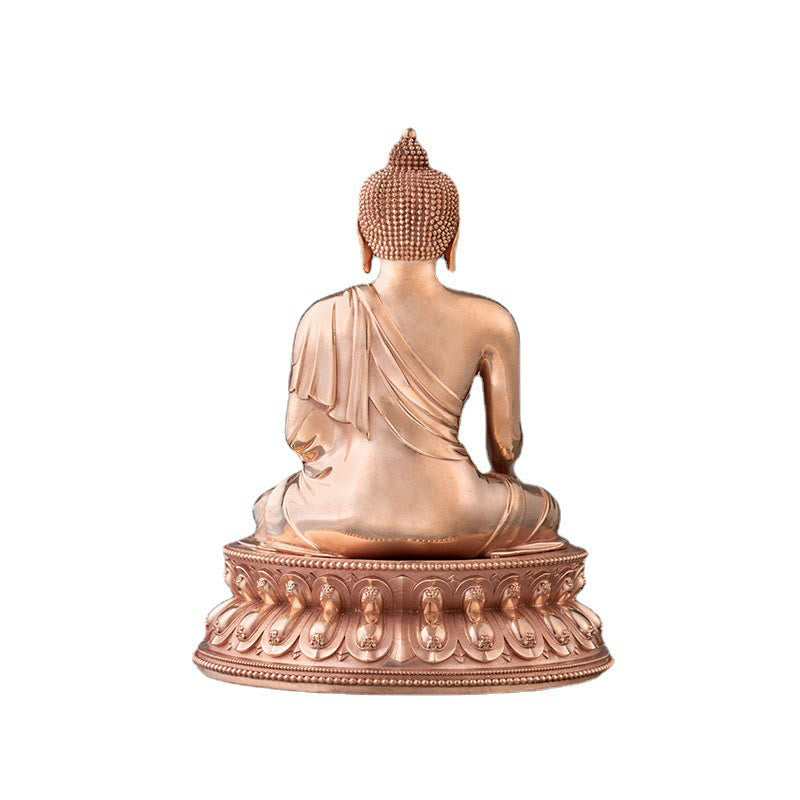 Nimara Ritual Gautama Shakyamuni Buddha Figurine Serenity Copper Statue Home Decoration
