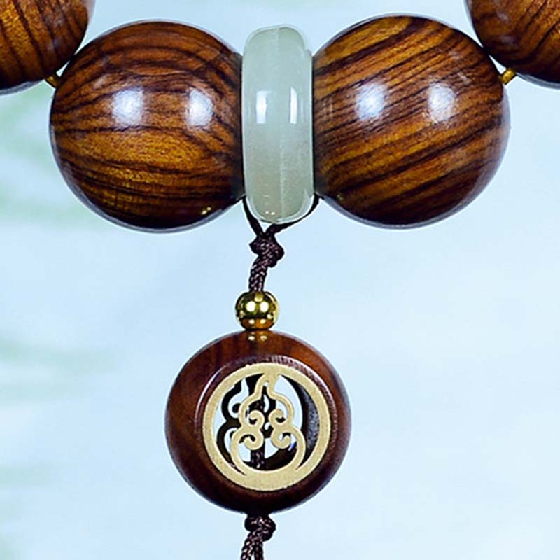 Nimara Ritual Rosewood Warmth Calm Gourd Charm Bracelet