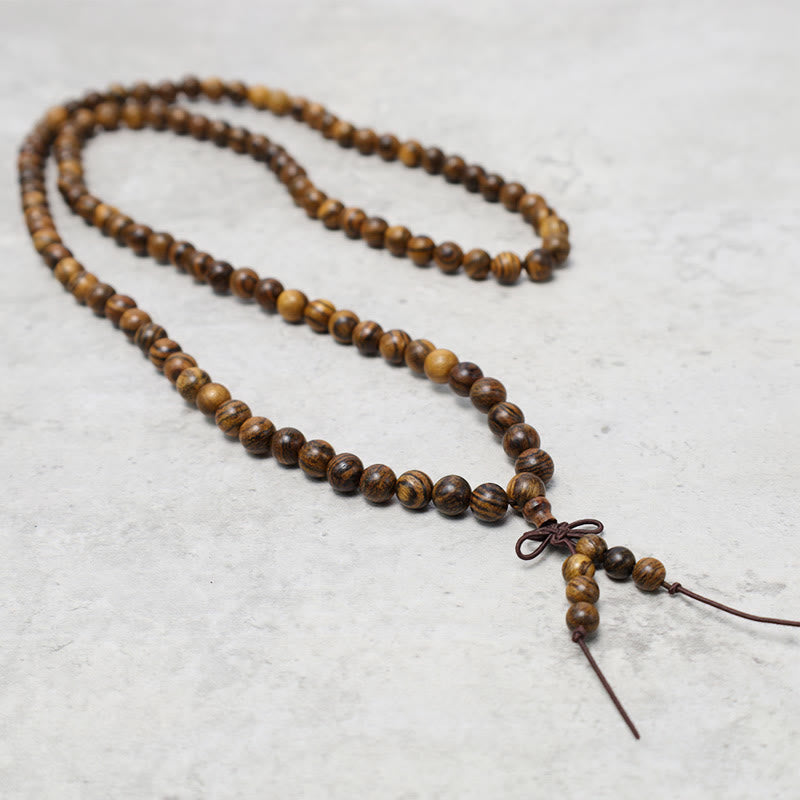 Nimara Ritual 108 Mala Beads Bracelet Prayer Meditation Sandalwood Elastic