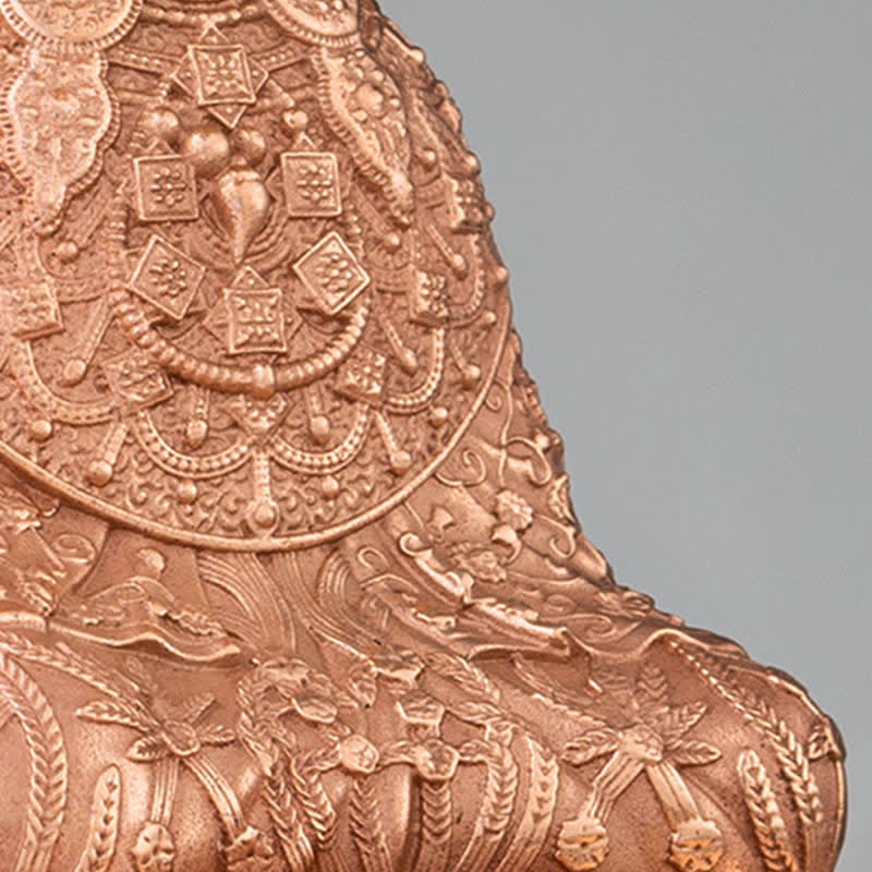 Nimara Ritual Shakyamuni Figurine Compassion Handmade Copper Statue Decoration