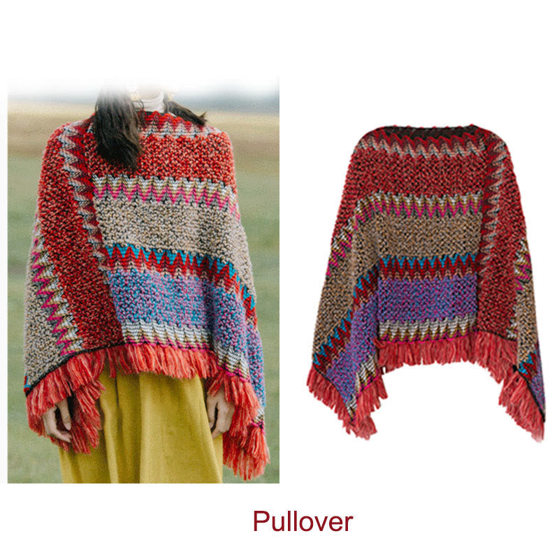 Nimara Ritual Tibetan Shawl Warm Cloak Tibetan Tassel Scarf
