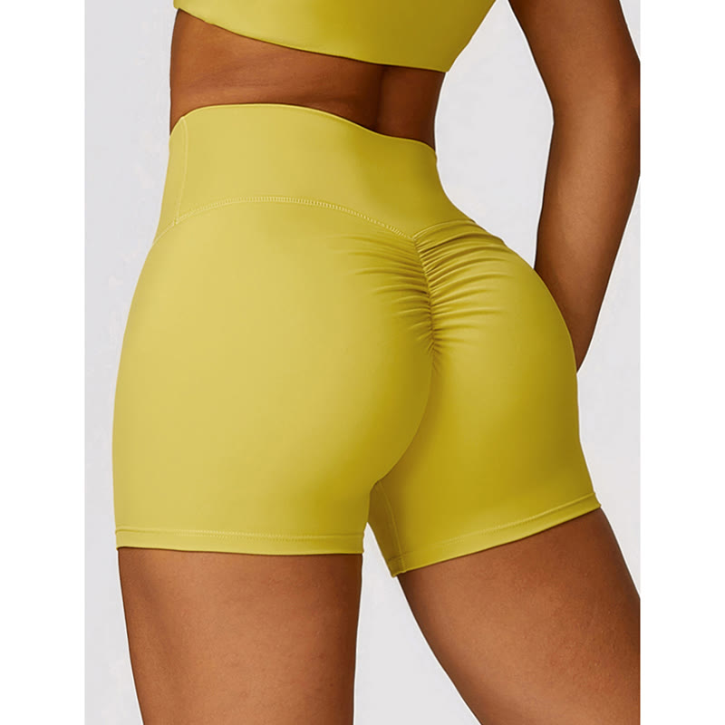 Nimara Ritual Gym Sports Yoga Backless Bra Crop Tank Top Breathable Shorts