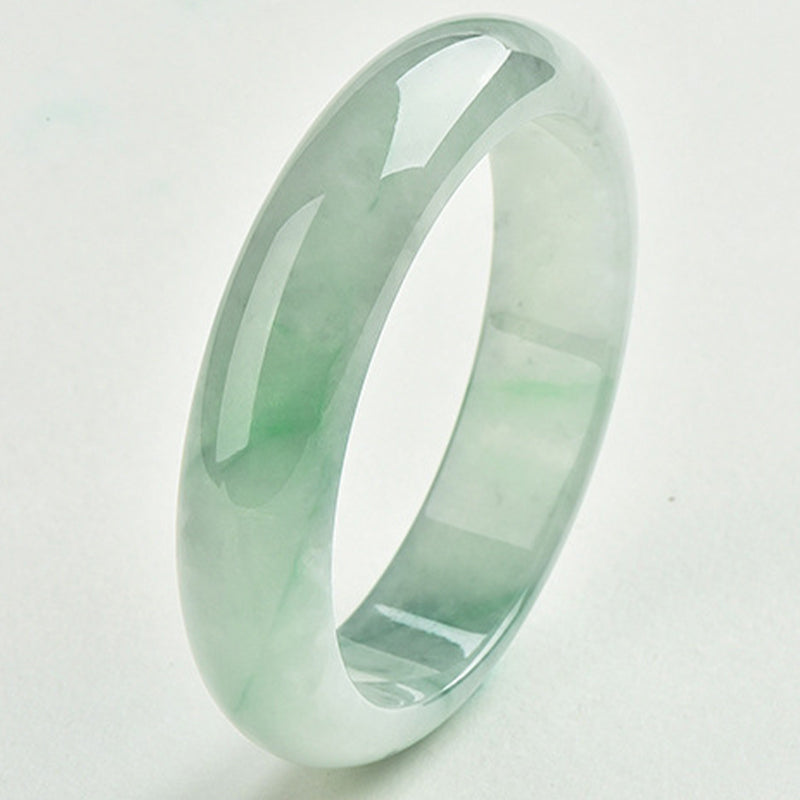 Nimara Ritual Natural Jade Prosperity Wealth Luck Bangle Bracelet
