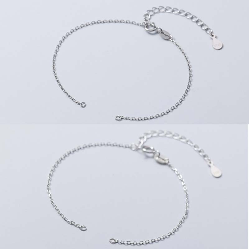 Nimara Ritual 925 Sterling Silver Semi-finished Chain Blessing Bracelet