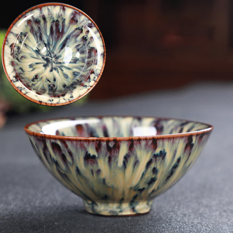 Nimara Ritual Colorful Ceramic Teacup Home Office Tea Cups