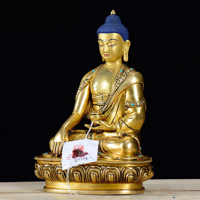 Nimara Ritual Shakyamuni Compassion Copper Statue Decoration