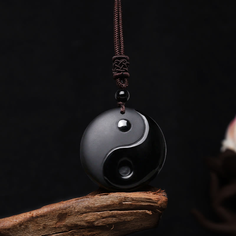 Balance YinYang Fengshui Releasing Negativity Necklace Pendant
