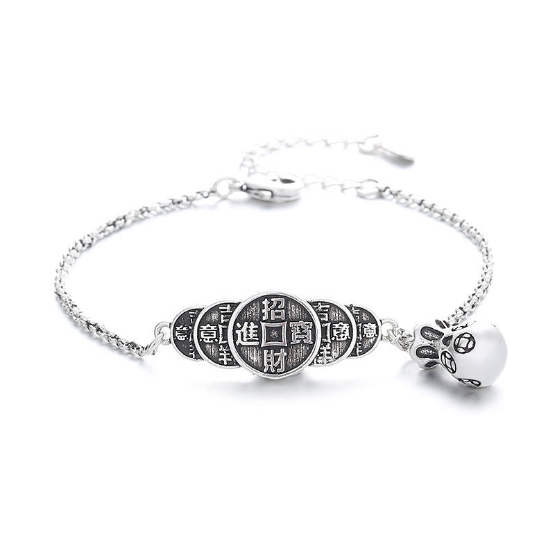 Nimara Ritual Copper Coin Money Bag Wealth Bracelet
