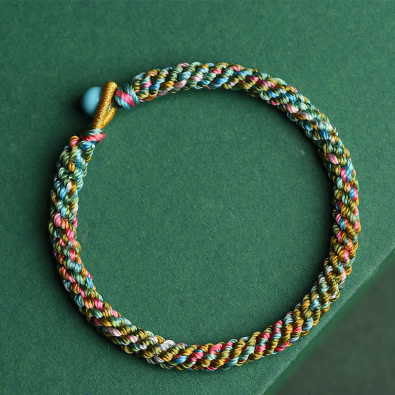 Nimara Ritual Colorful Rope Luck Handcrafted Braided Child Adult Bracelet