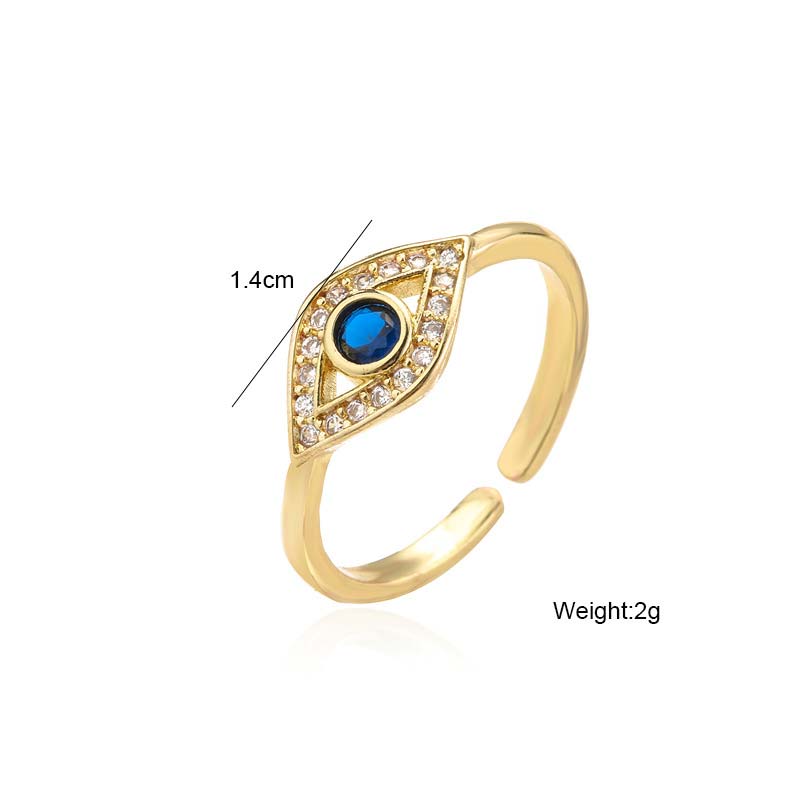 Nimara Ritual Evil Eye Protection Blessing Copper Ring