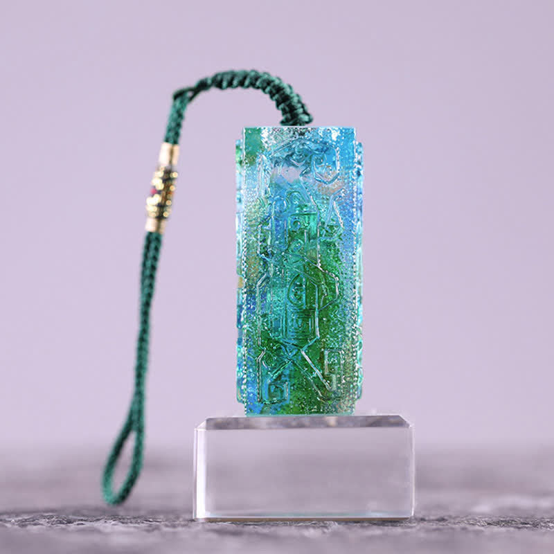 Nimara Ritual Feng Shui Handmade Liuli Crystal Art Piece Home Office Decoration