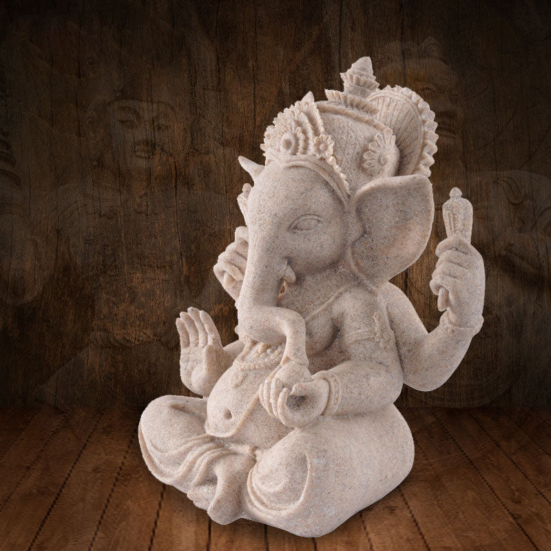 Nimara Ritual Ganesh Ganpati Elephant Statue Wealth Blessing Home Decoration