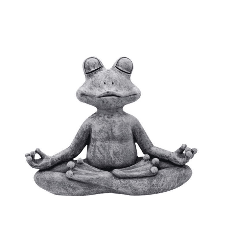 Nimara Ritual Meditating Zen Dog Cat Frog Decoration