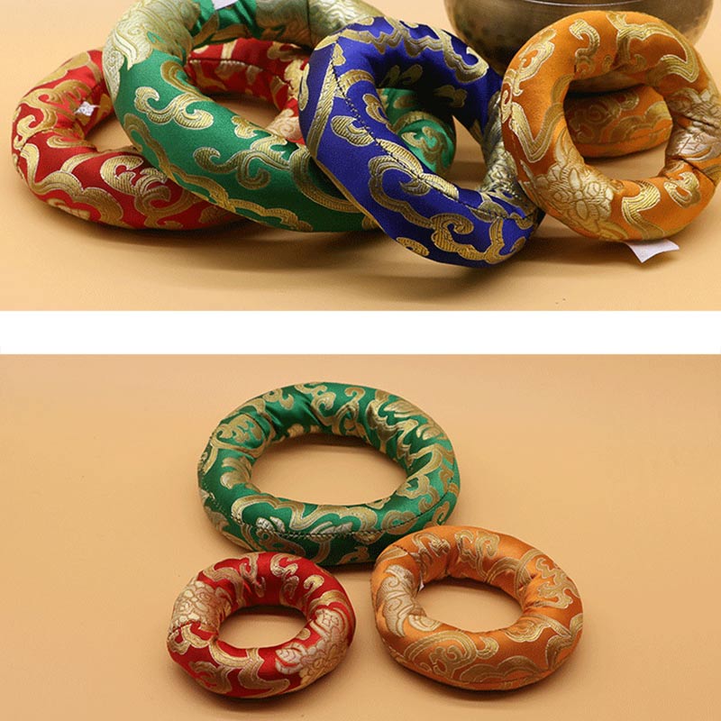 Nimara Ritual Tibetan Singing Bowl Handcraft Cushion Decoration