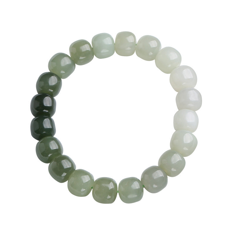 Nimara Ritual Gradient Jade Luck Blessing Bracelet