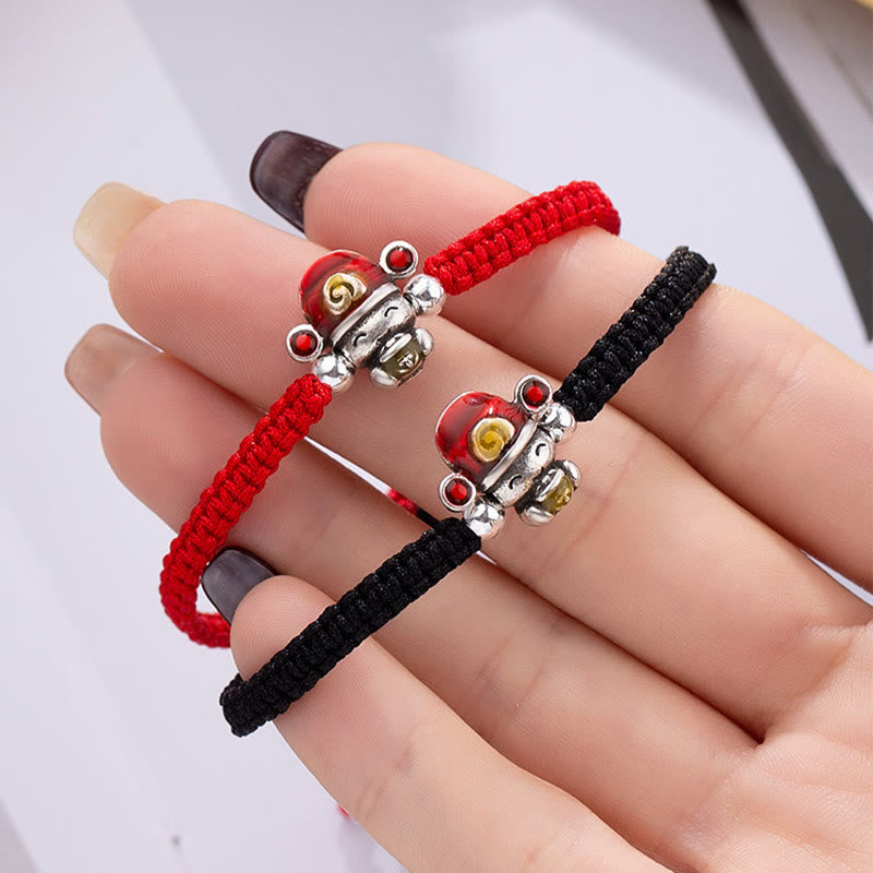 Nimara Ritual God of Wealth Handmade Thread Luck Strength Braid Bracelet