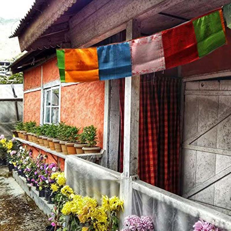 Nimara Ritual Outdoor Long-lasting Windhorse 20 Pcs Prayer Flag