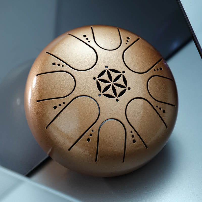 Nimara Ritual Steel Tongue Drum Sound Healing Meditation Yoga Drum Kit 8 Note 5 Inch With Carry Bag