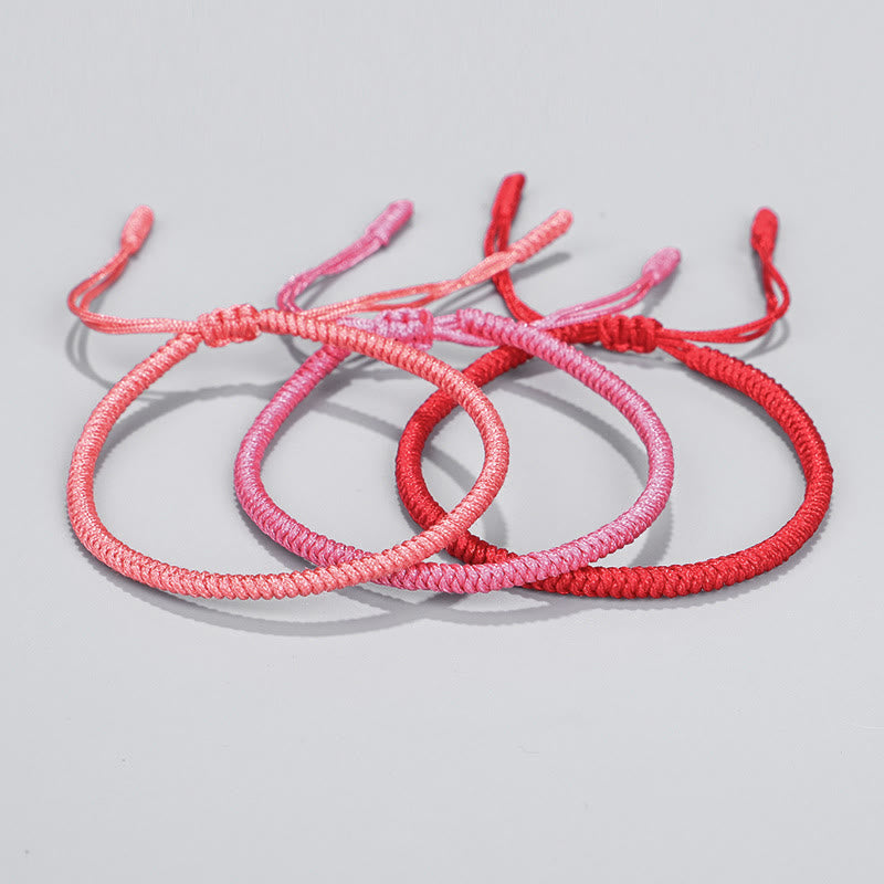 Nimara Ritual Tibetan 3Pcs King Kong Knot Protection Braided Bracelet