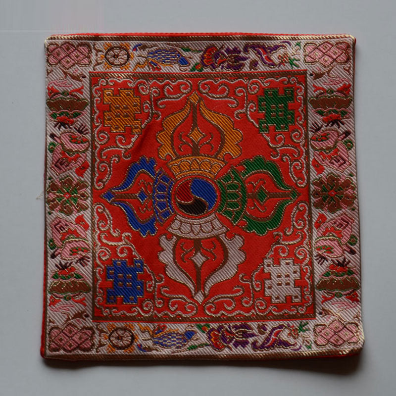 Nimara Ritual Prayer Altar Mat Healing Meditation Vajra Auspicious Symbols