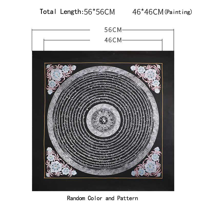 Nimara Ritual Tibetan Handmade Thangka Painting Spiritual Blessing Blind Box Random Color Pattern