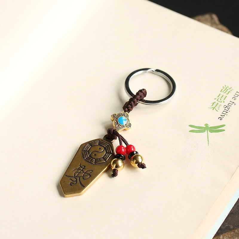 Nimara Ritual Feng Shui Bagua Yin Yang Balance Peace Keychain