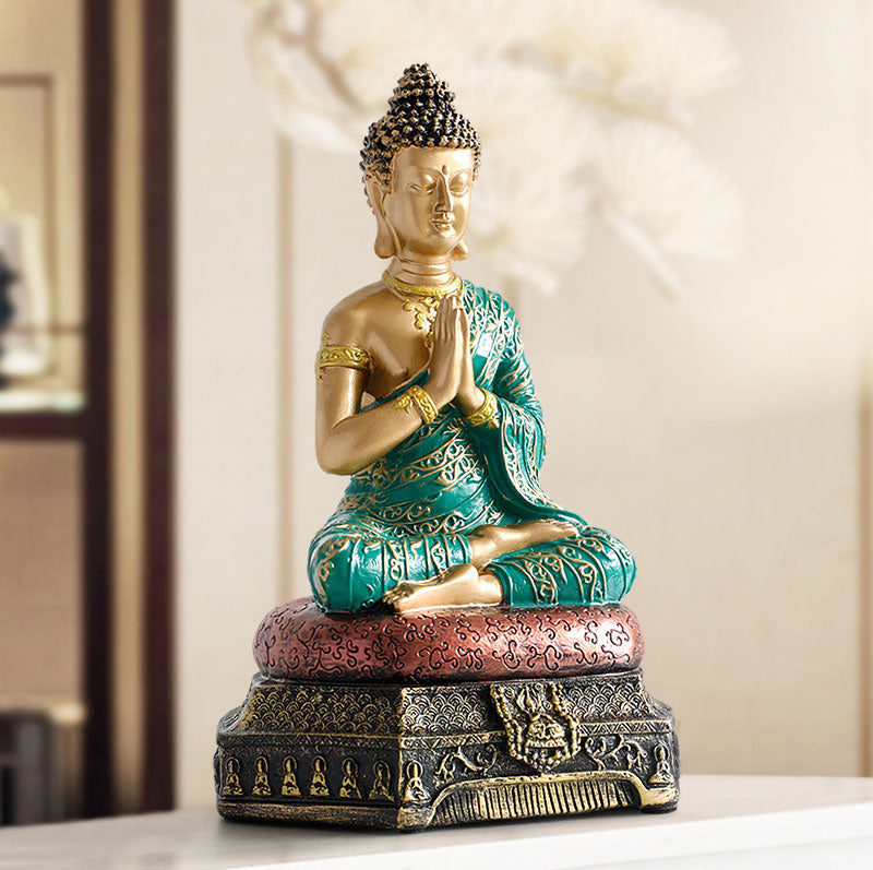 Nimara Ritual Buddha Compassion Resin Statue Decoration