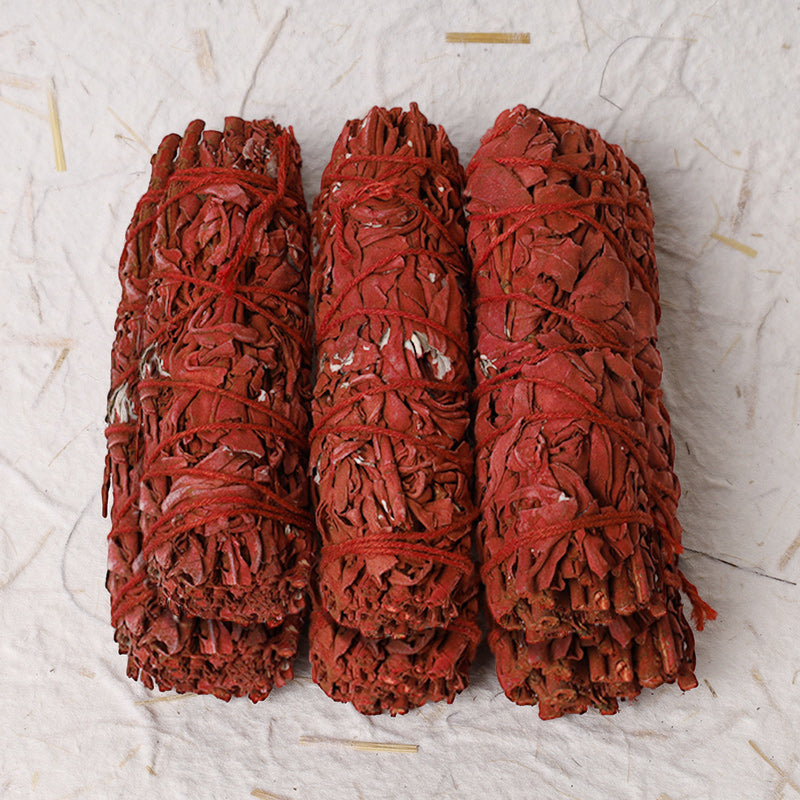 Nimara Ritual Dragon's Blood Sage Smudge Stick for Home Negative Energy Cleansing Incense Healing Meditation Rituals