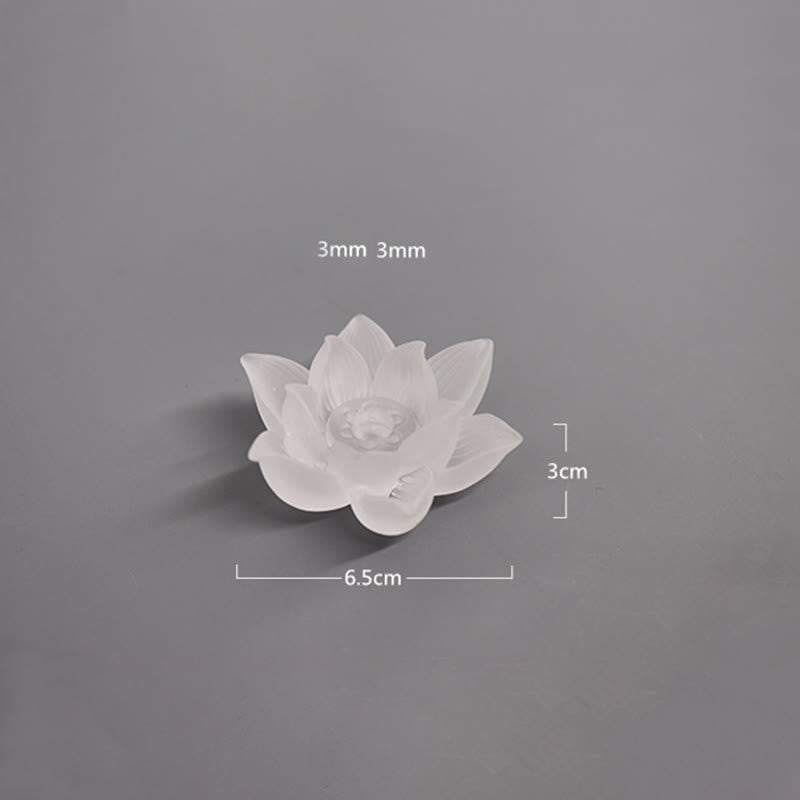 Nimara Ritual Mini Lotus Liuli Crystal Healing Meditation Stick Incense Burner