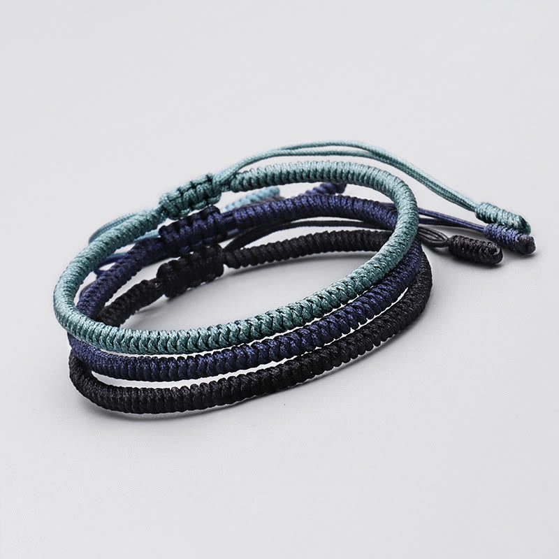 Nimara Ritual Tibetan 3Pcs King Kong Knot Handcrafted Amulet Strength Bracelet