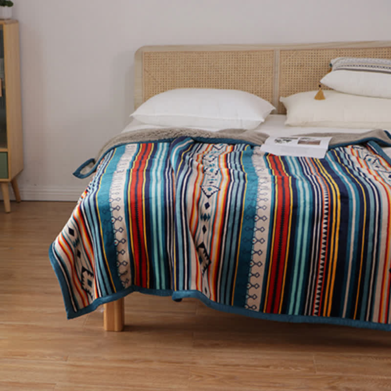 Nimara Ritual Geometric Warm Soft Bed Throw Blanket