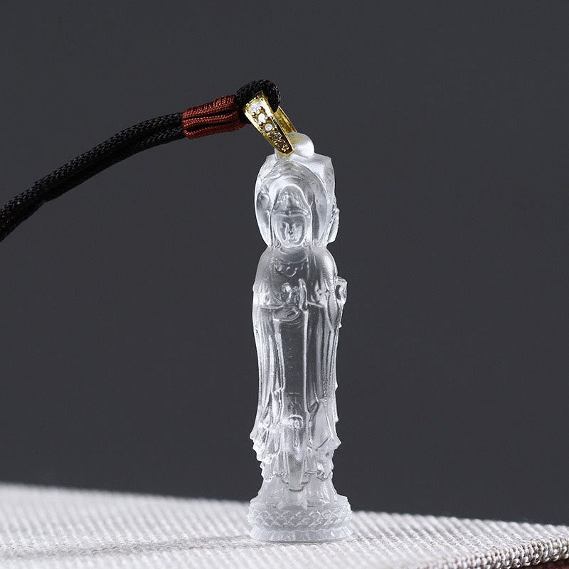 Nimara Ritual Avalokitesvara Buddha Liuli Harmony Necklace