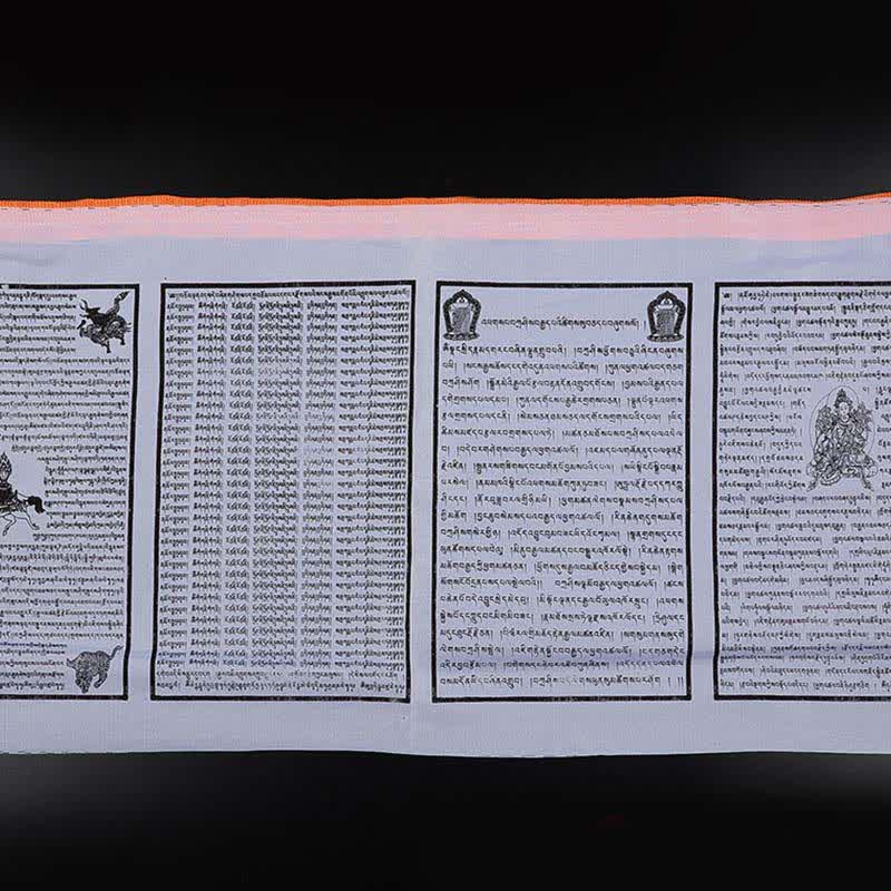 Nimara Ritual Tibetan 5 Colors Windhorse Auspicious Outdoor 25 Pcs Prayer Flag