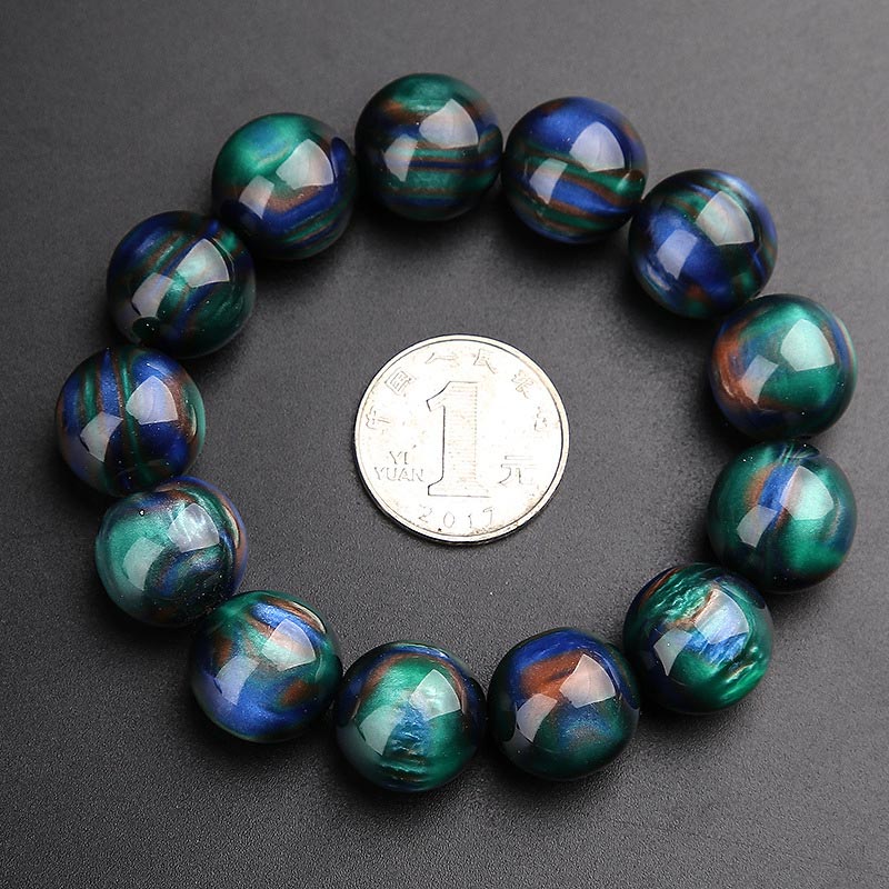 Nimara Ritual Colorful Sea Willow Mala Positive Bracelet Ring
