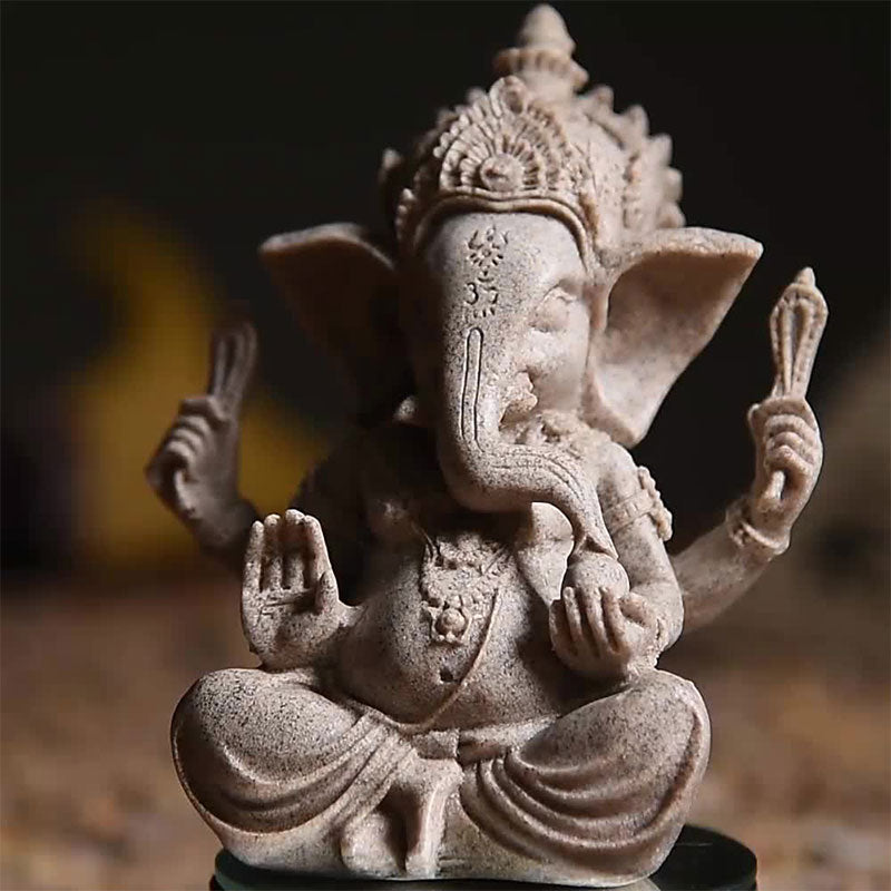 Nimara Ritual Ganesh Ganpati Elephant Statue Wealth Blessing Home Decoration