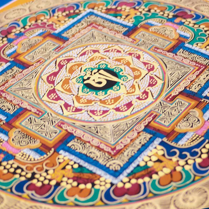 Nimara Ritual Tibetan Handmade Thangka Painting Blessing Thangka Blind Box Random Color Pattern