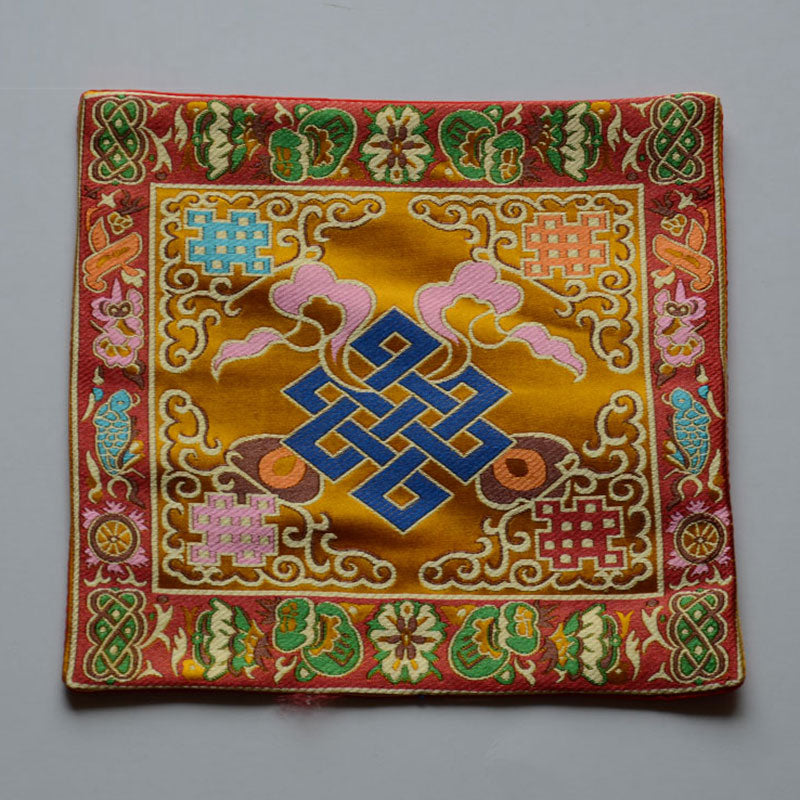 Nimara Ritual Prayer Altar Mat Healing Meditation Vajra Auspicious Symbols