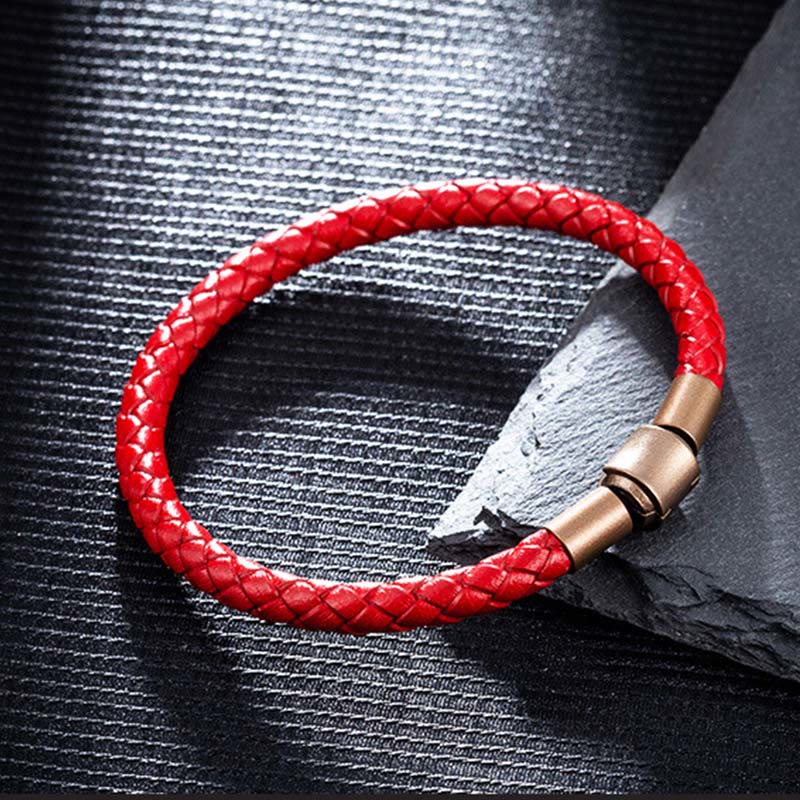 Nimara Ritual Vintage Leather Rope Luck Braid String Bracelet