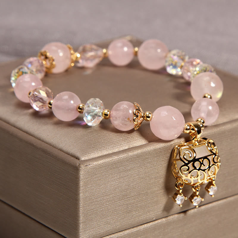 Nimara Ritual Natural Pink Crystal Soothing Protection Bracelet