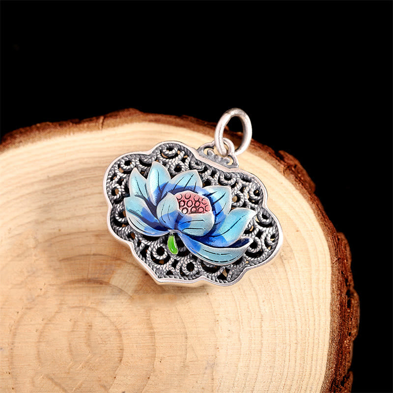 Nimara Ritual Lotus Auspicious Cloud New Beginning Necklace Pendant Ring