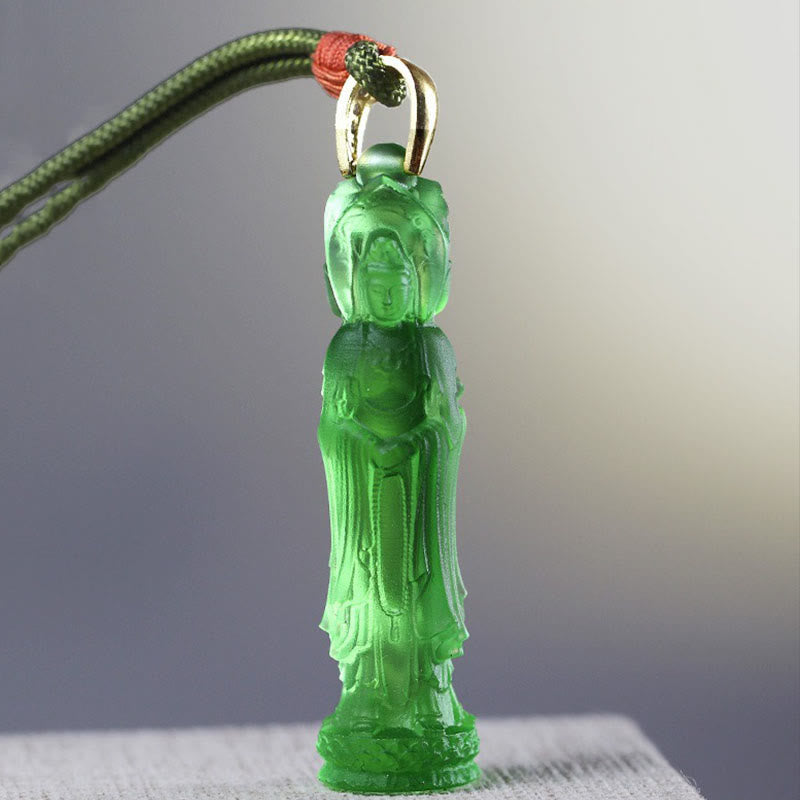 Nimara Ritual Avalokitesvara Buddha Liuli Harmony Necklace