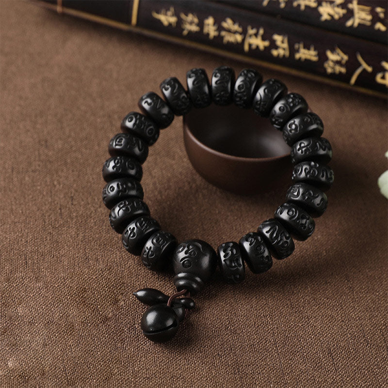 Nimara Ritual Tibetan Lightning Strike Wood Protection Bracelet