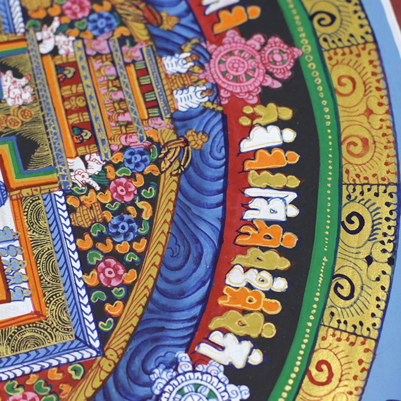 Nimara Ritual Tibetan Thangka Painting Blessing Handmade Decoration