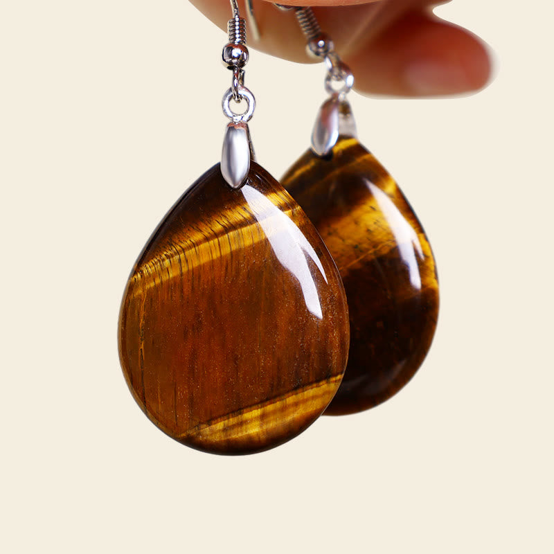 Nimara Ritual Natural Aventurine Dangle Healing Drop Earrings