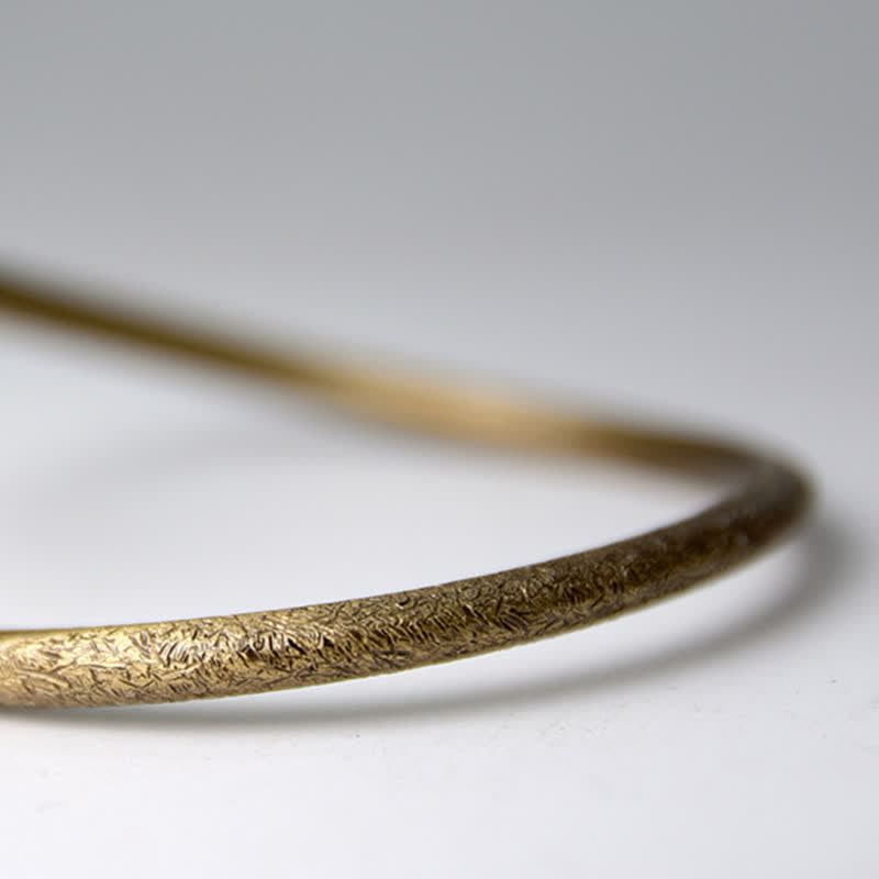 Nimara Ritual Simple Design Copper Luck Adjustable Cuff Bracelet