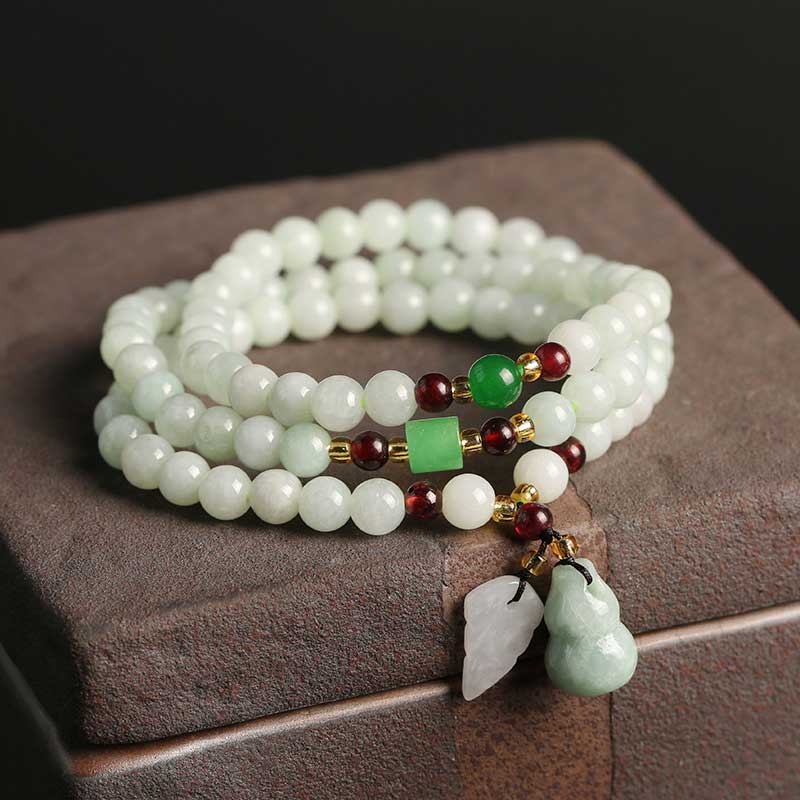 Nimara Ritual Natural Jade Pixiu Buddha Abundance Bracelet