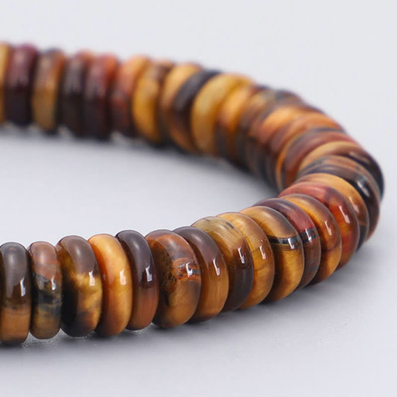 Nimara Ritual Tibetan Tiger Eye Om Mani Padme Hum Protection Power Bracelet