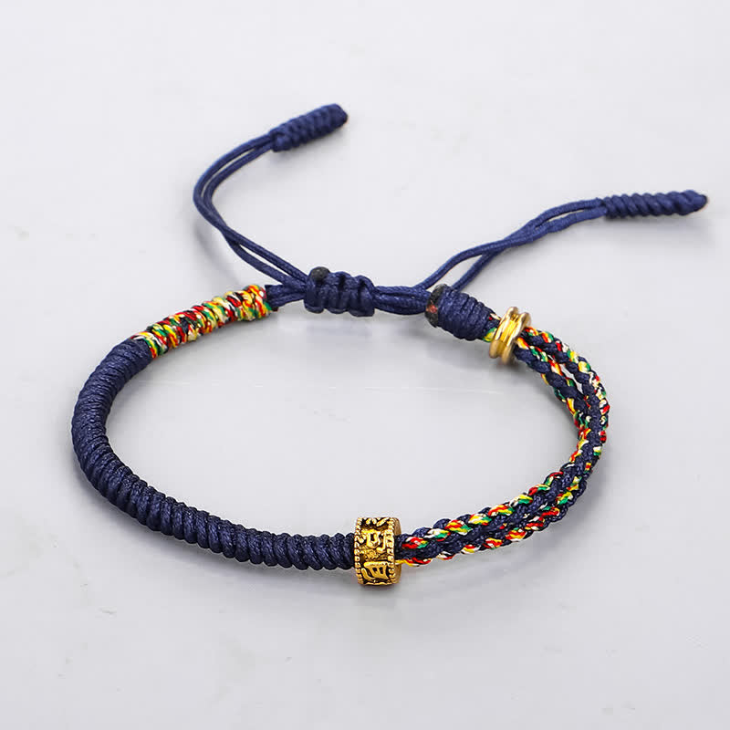 Nimara Ritual Om Mani Padme Hum Protection Luck String Bracelet