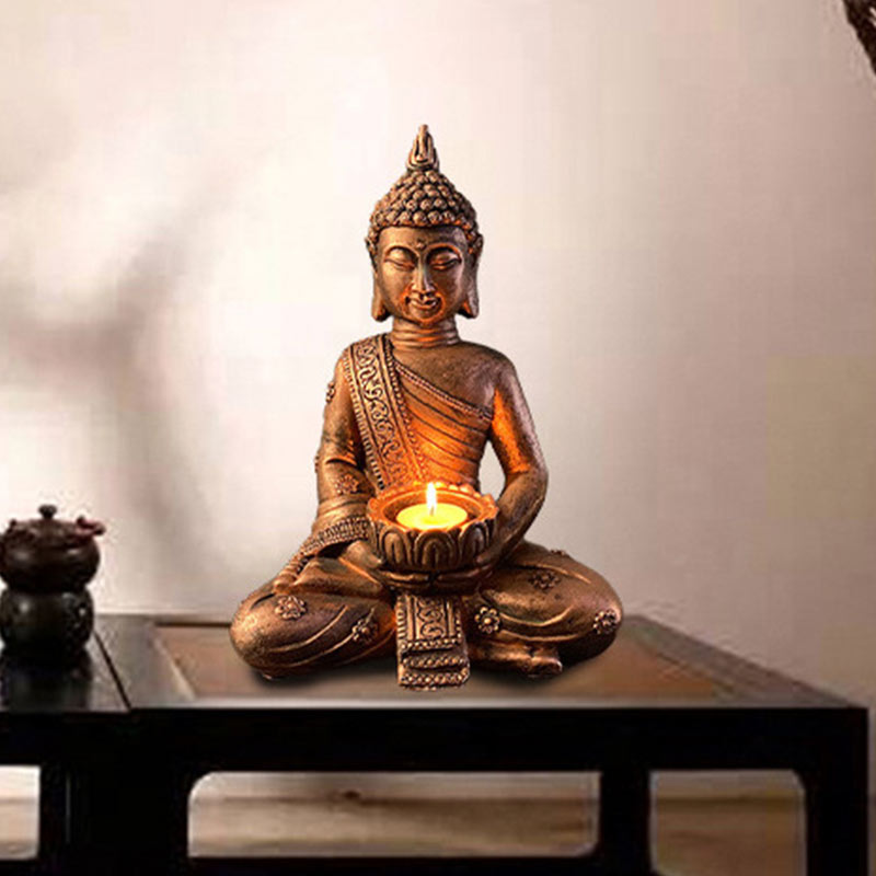 Nimara Ritual Tibetan Buddha Blessing Decoration Candlestick