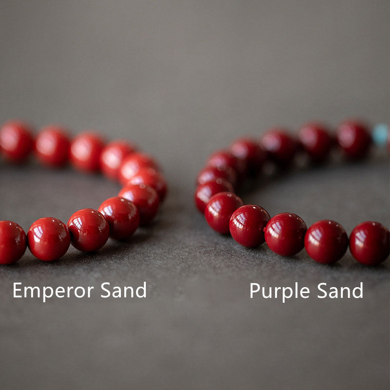 Nimara Ritual Cinnabar Green Aventurine Fortune Luck Bracelet